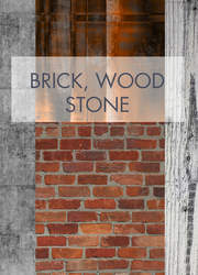 Brick Wood And Stone