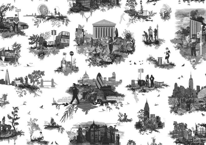 Timorous Beasties Nyloned Toile Tektura Wallcoverings Timorous Beasties Nyloned Toile Tektura Wallcoverings