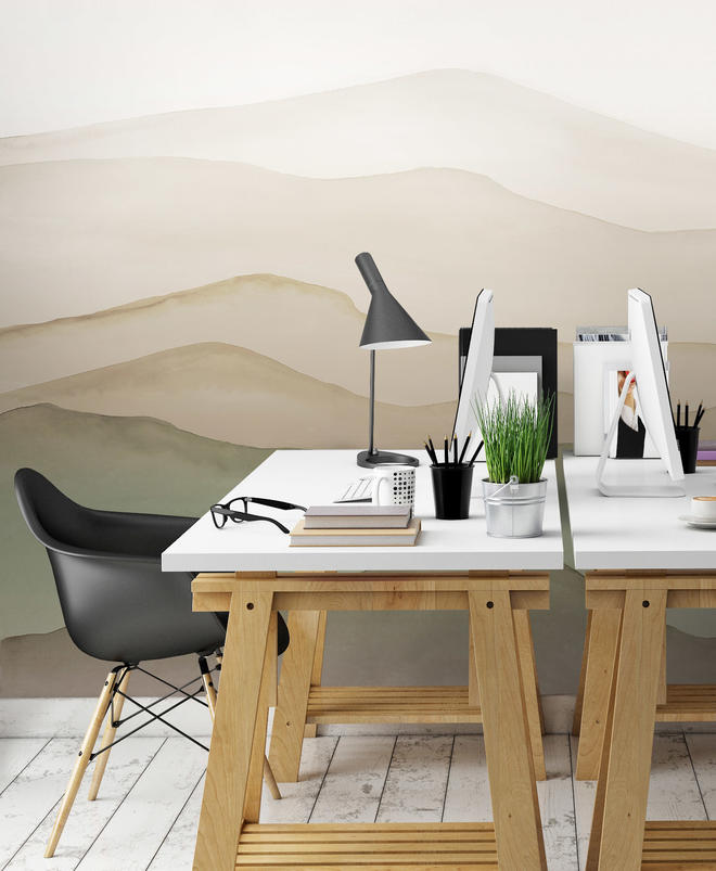 Land & Seascapes Mountains Foothill - Tektura Wallcoverings