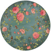FIO200461 Moonlight Garden circular mural  145x145