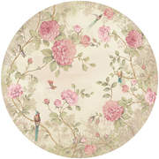 FIO200463 Moonlight Garden circular mural 145x145