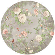 FIO200464 Moonlight Garden circular mural 145x145